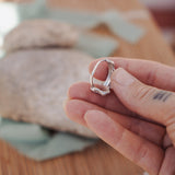 Lichen Ring (Size 8 resizeable) - Golden Road Crafted