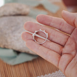 Lichen Ring (Size 8 resizeable) - Golden Road Crafted