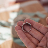 Lichen Ring (Size 8.25 resizeable) - Golden Road Crafted