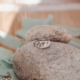 Lichen Ring (Size 8.25 resizeable) - Golden Road Crafted