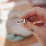 Lichen Ring (Size 8.25 resizeable) - Golden Road Crafted