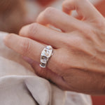 Lichen Ring (Size 8.25 resizeable) - Golden Road Crafted