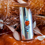 Lighter Case in Lone Mtn Turquoise & Spiny Oyster - Golden Road Crafted