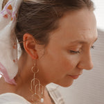 Linéa Drop Earrings - Golden Road Crafted