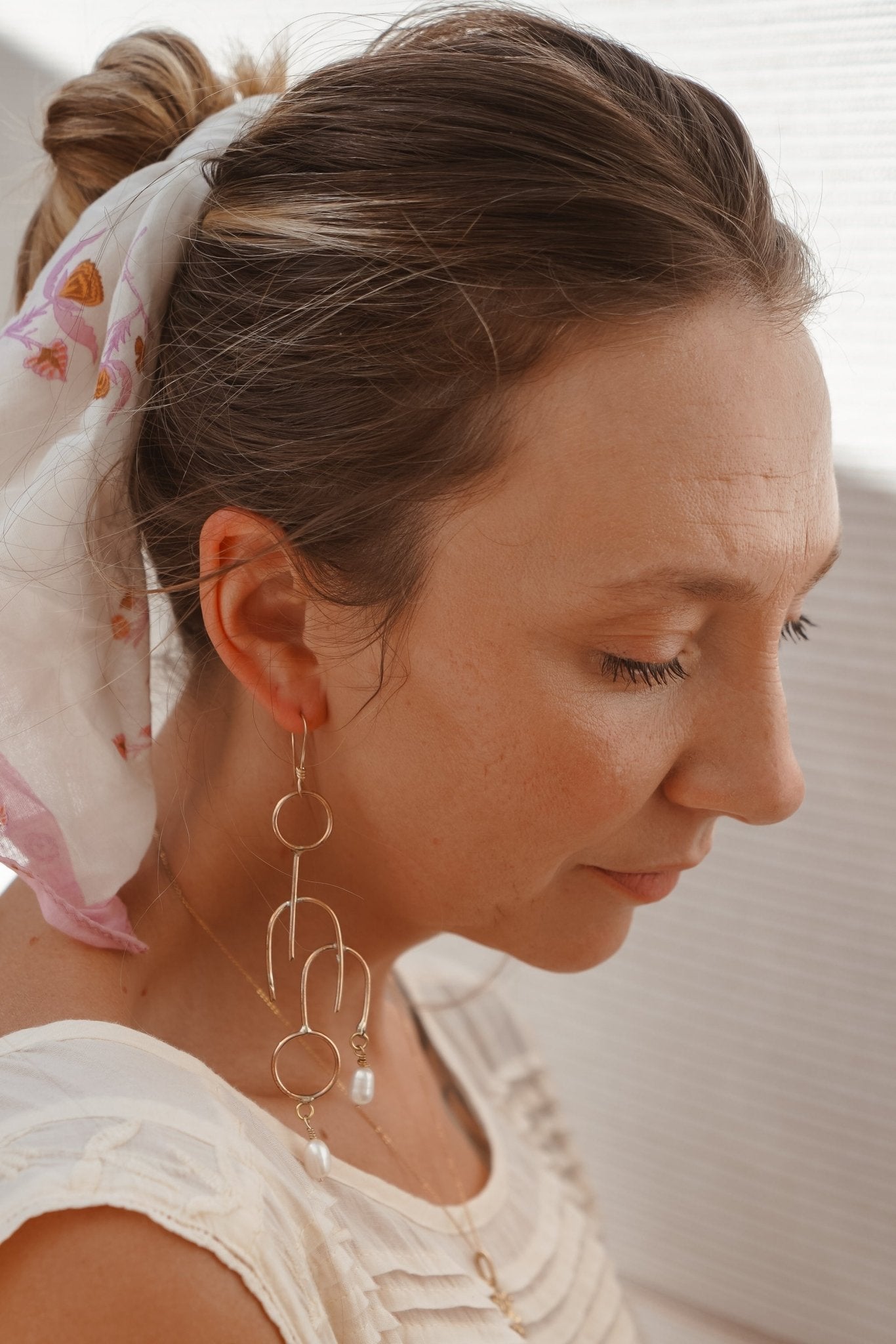 Linéa Drop Earrings - Golden Road Crafted