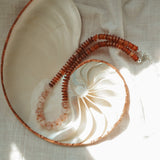 Made of Magic Necklace Carnelian + Sunstone - Golden Road Crafted