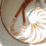 Made of Magic Necklace Carnelian + Sunstone - Golden Road Crafted