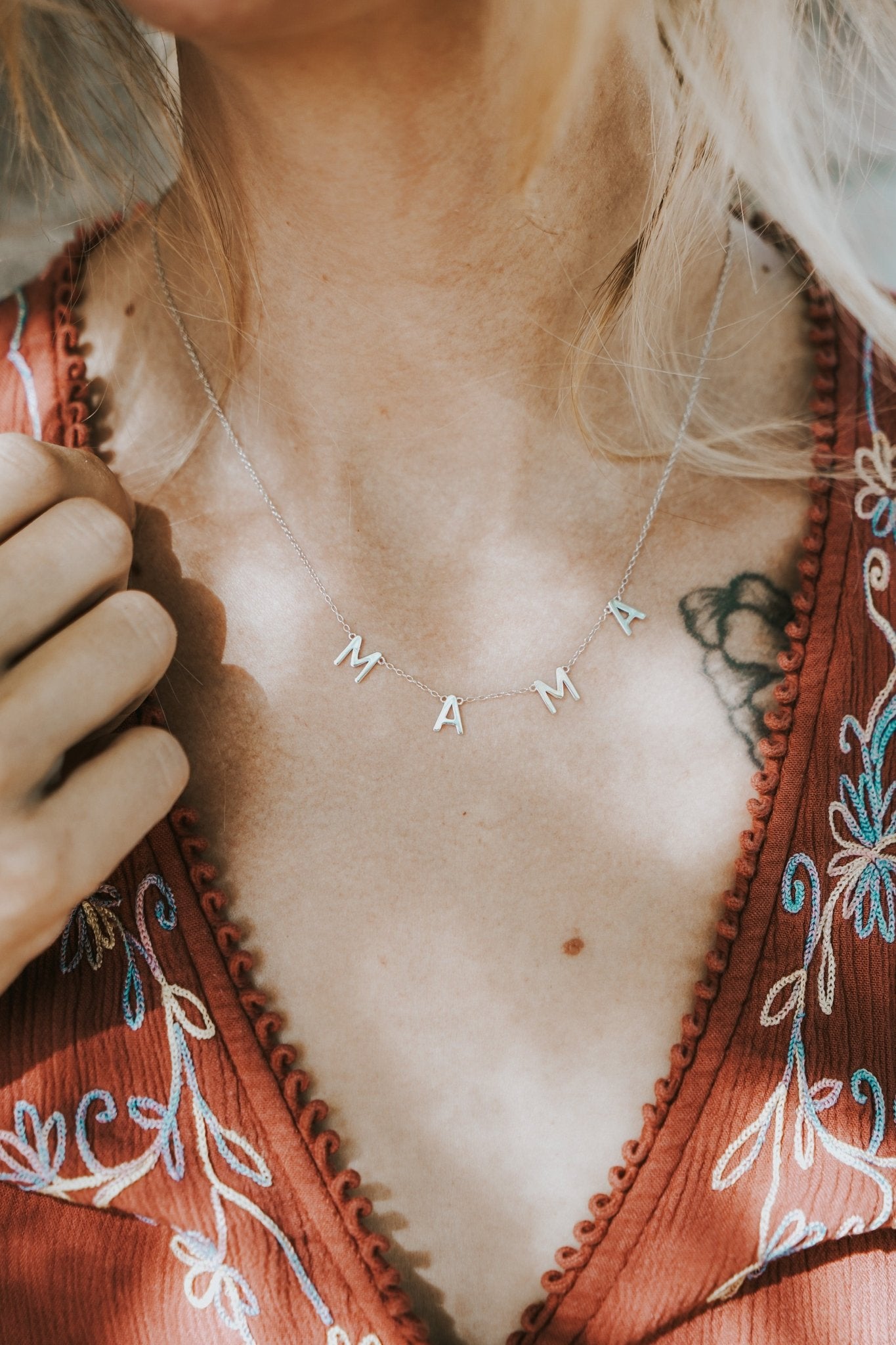 Mama Necklace - Golden Road Crafted