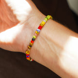Mixed Up Bracelet No. 1 in Hubei Turquoise - Golden Road Crafted