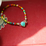 Mixed Up Bracelet No. 1 in Hubei Turquoise - Golden Road Crafted