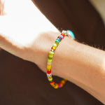 Mixed Up Bracelet No. 1 in Hubei Turquoise - Golden Road Crafted
