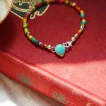Mixed Up Bracelet No. 1 in Hubei Turquoise - Golden Road Crafted