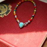 Mixed Up Bracelet No. 2 in Hubei Turquoise - Golden Road Crafted