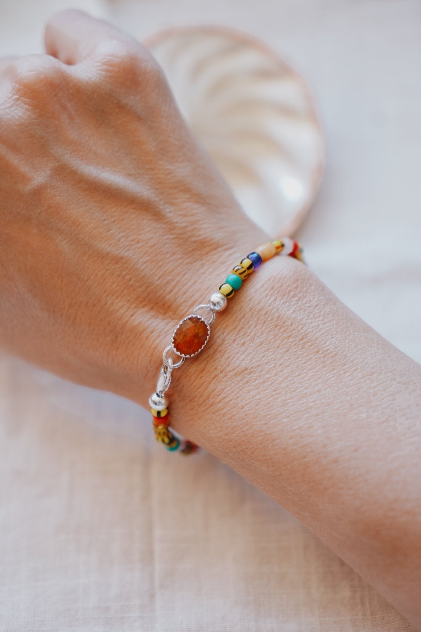 Mixed Up Bracelet No. 2 in Kyanite - Golden Road Crafted