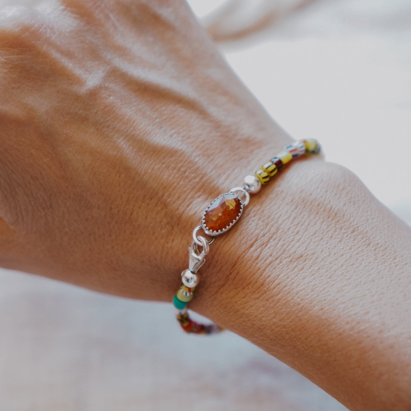 Mixed Up Bracelet No. 3 in Kyanite - Golden Road Crafted