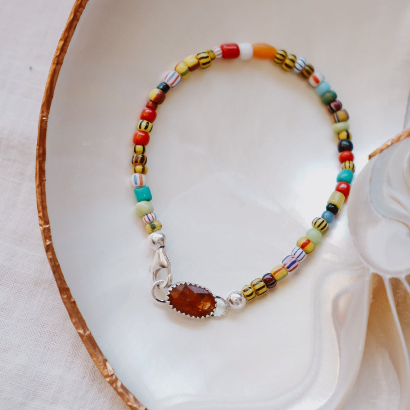 Mixed Up Bracelet No. 3 in Kyanite - Golden Road Crafted