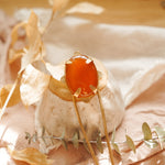 Mojave Hair Fork in Carnelian - Golden Road Crafted