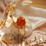 Mojave Hair Fork in Carnelian - Golden Road Crafted