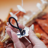 Monsoon Hair Tie in Campitos Turquoise - Golden Road Crafted