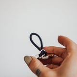 Monsoon Hair Tie in Campitos Turquoise - Golden Road Crafted