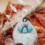 Monsoon Hair Tie in Campitos Turquoise - Golden Road Crafted