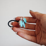 Monsoon Hair Tie in Campitos Turquoise - Golden Road Crafted