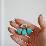 Monsoon Hair Tie in Campitos Turquoise - Golden Road Crafted