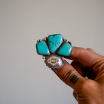 Monsoon Hair Ties in Campitos Turquoise - Golden Road Crafted