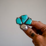 Monsoon Hair Ties in Campitos Turquoise - Golden Road Crafted
