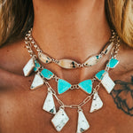 Montana Agate Choker - Golden Road Crafted