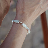 Moonstone Bracelet (Size small) - Golden Road Crafted