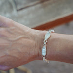 Moonstone Bracelet (Size small) - Golden Road Crafted