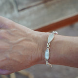 Moonstone Bracelet (Size small) - Golden Road Crafted