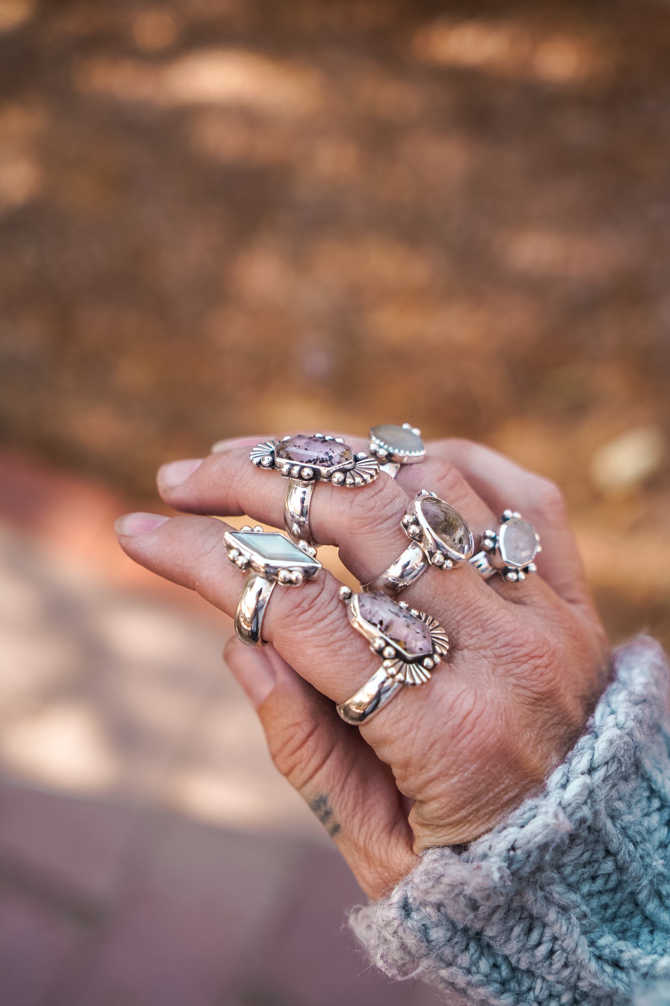 Moonstone Ring (Size 5) - Golden Road Crafted