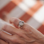Moonstone Ring (Size 5) - Golden Road Crafted