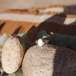 Moonstone Ring (Size 5) - Golden Road Crafted