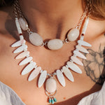 Morganite Choker - Golden Road Crafted