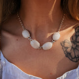 Morganite Choker - Golden Road Crafted