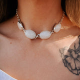 Morganite Choker - Golden Road Crafted