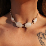 Morganite Choker - Golden Road Crafted