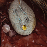 Nature's Honey Necklace in Citrine - Golden Road Crafted