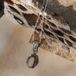 Necklace in Ethiopian Opal - Golden Road Crafted