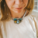 Necklace in Hubei Turquoise - Golden Road Crafted