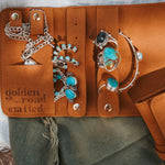*NEW* Golden Roadtrip Mini Jewelry Pouch - Golden Road Crafted