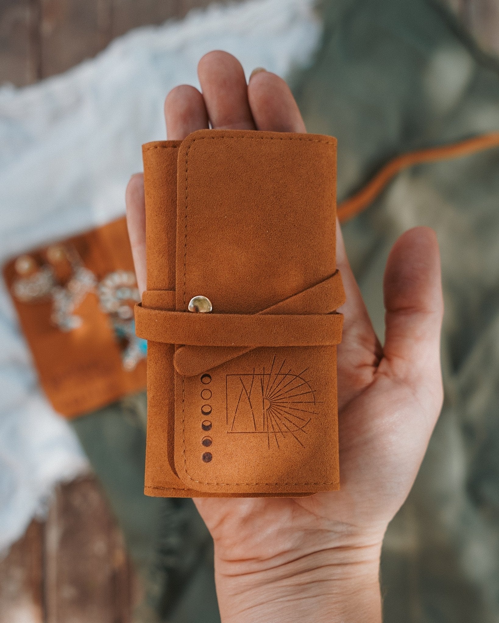 *NEW* Golden Roadtrip Mini Jewelry Pouch - Golden Road Crafted
