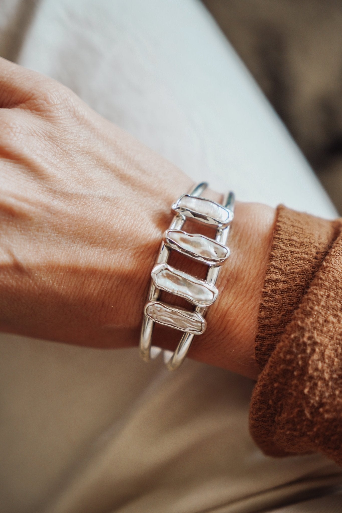 Not Your Mama's Pear Cuff - Golden Road Crafted