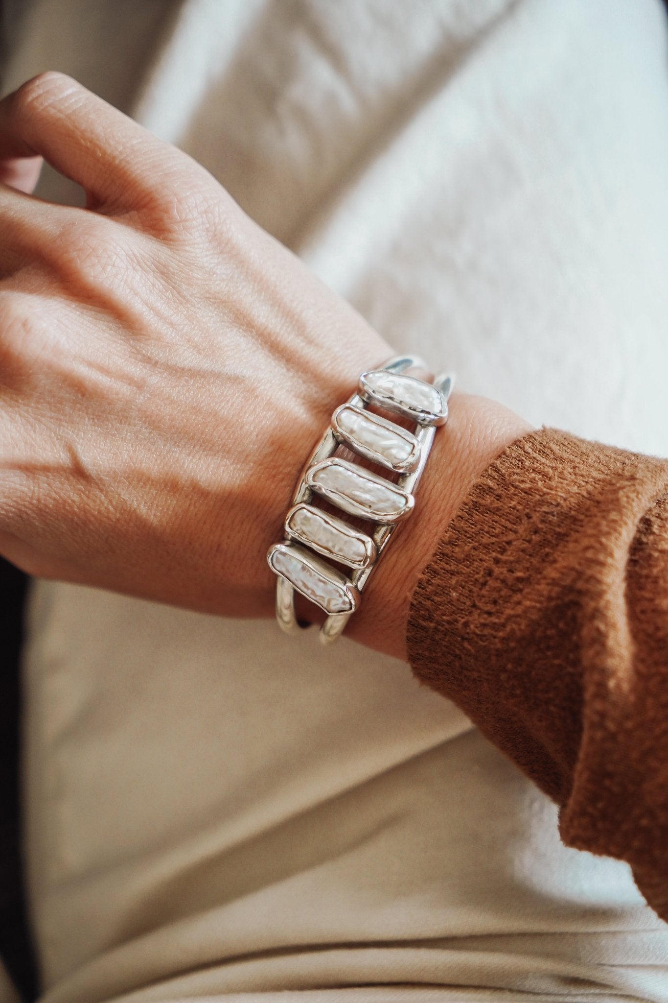 Not Your Mama's Pear Cuff - Golden Road Crafted
