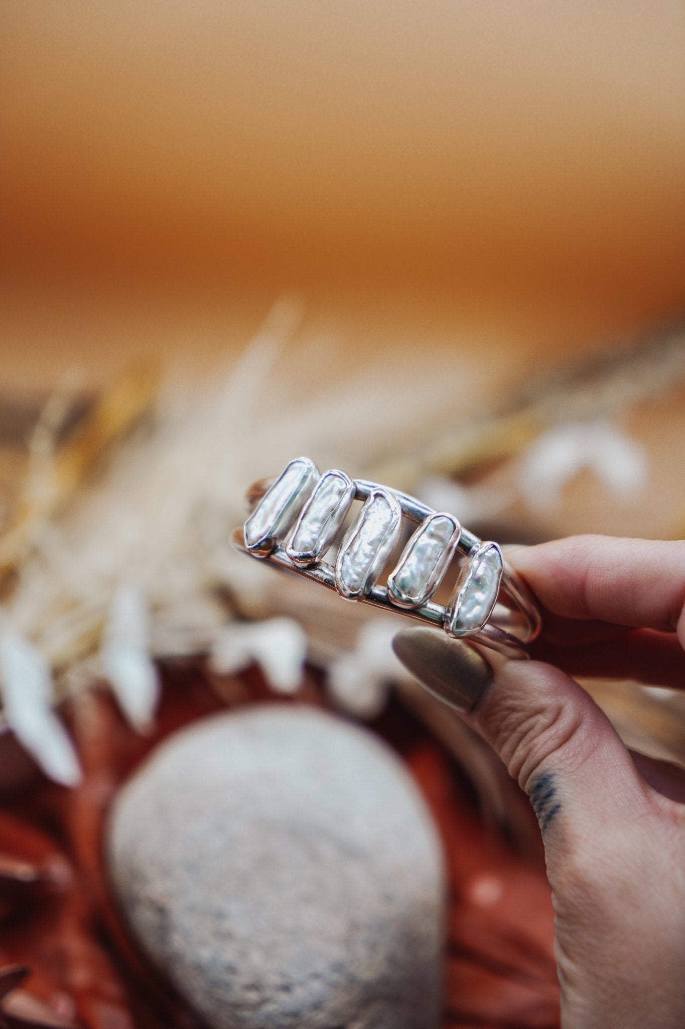 Not Your Mama's Pear Cuff - Golden Road Crafted