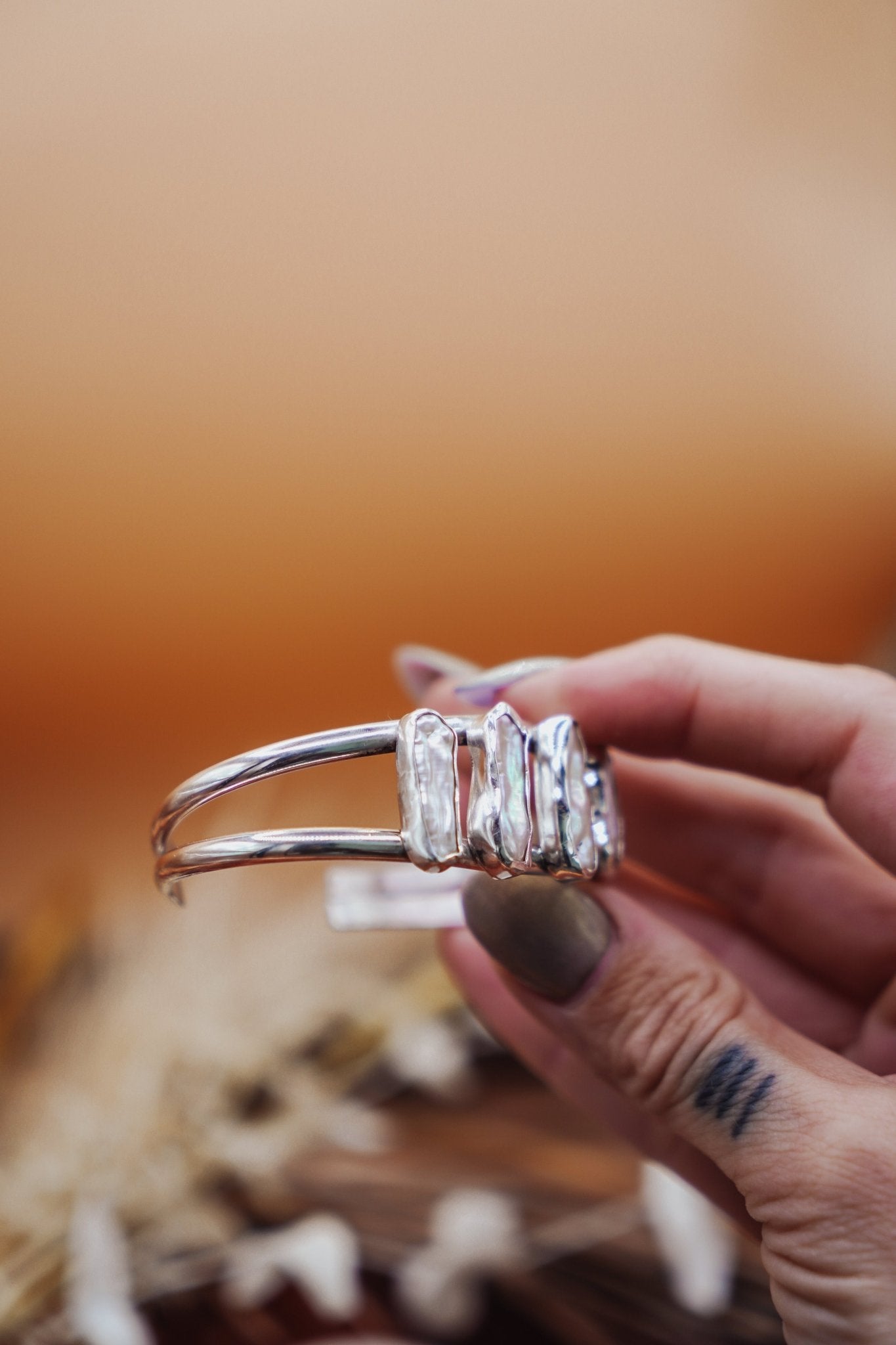 Not Your Mama's Pear Cuff - Golden Road Crafted