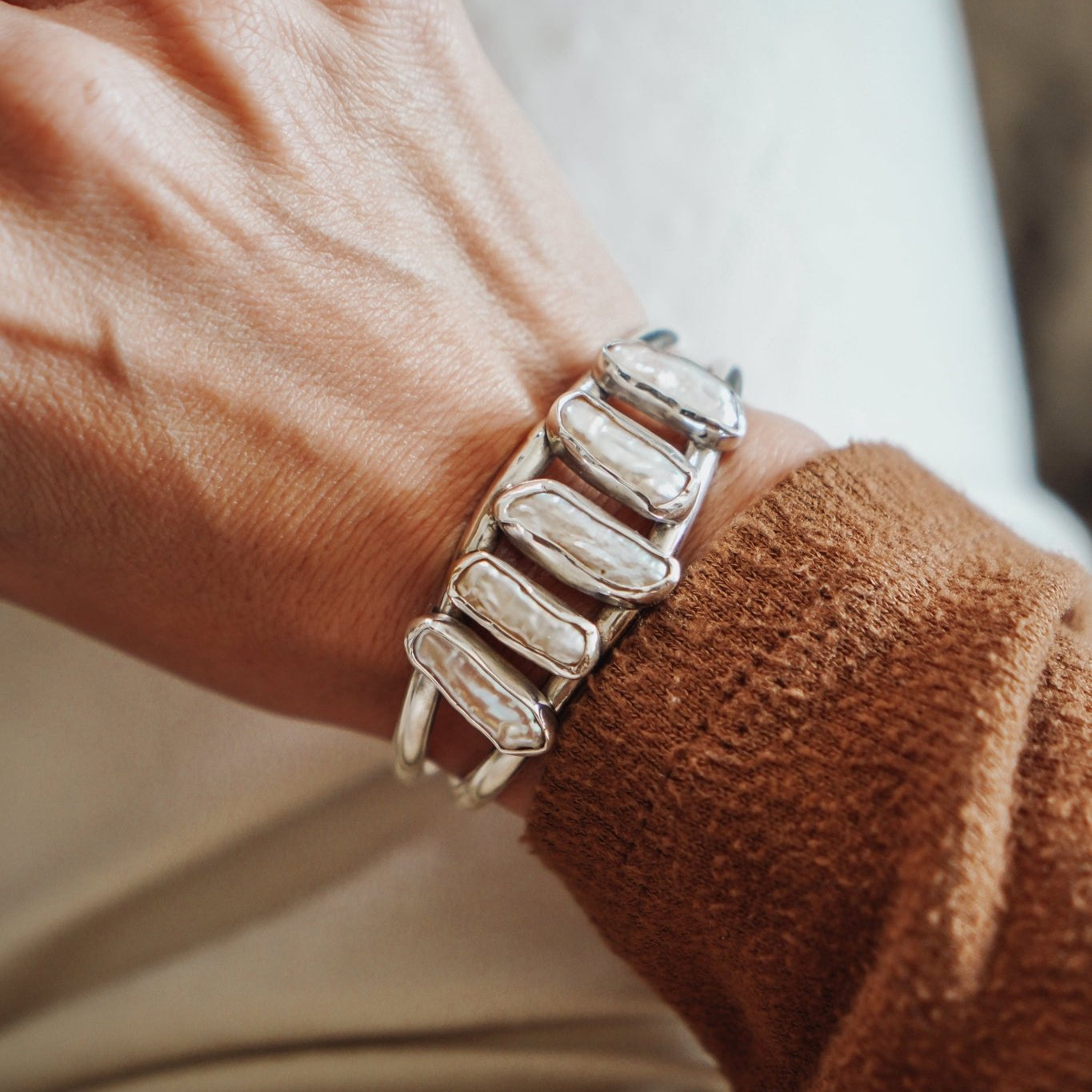 Not Your Mama's Pear Cuff - Golden Road Crafted